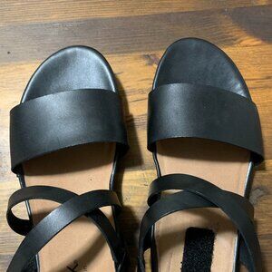 Women's Softwalk Flat Sandals, Size 12, Leather